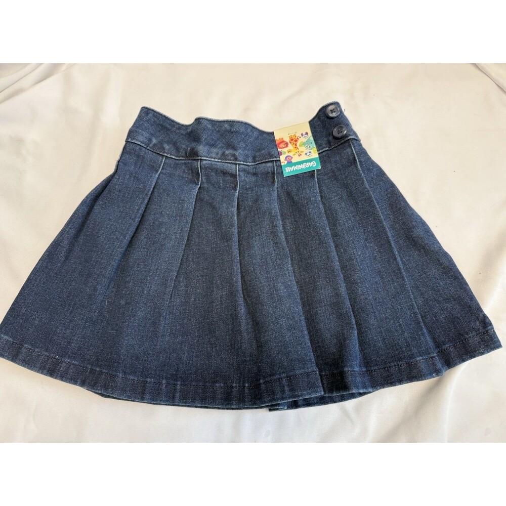 Garanimals Girl’s Denim Blue Pleated Skort with Attached Shorts Size 5T/NP5 NWT